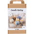 Craft Kit Candle Making, Bubble soy candle, warm beige, light blue, cream, 1 pack-boobam