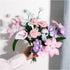 Craft Kit Pipe Cleaner Flowers, Flowers, pastel colours, 1 pack-boobam