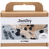 Mini Craft Kit Jewellery, Roses, black, black/white, white, 1 pack-boobam