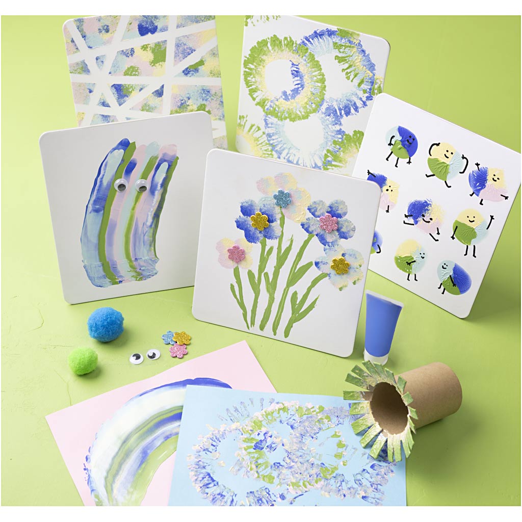 Craft Kit Painting, Assorted colours, 1 pack-boobam