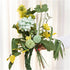 Maxi Craft Kit Crepe Paper, Flower bouquet, light green, dark green, pastel green, wh...-boobam