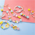 Mini Craft Kit Jewellery, Necklace, bracelets, earrings, light blue, light red, yel...-boobam