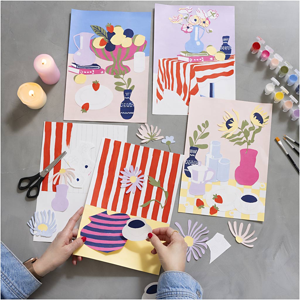 Craft Kit Colouring, Collage, 1 pack-boobam