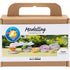 Mini Craft Kit Modelling, Stone with insect, grey, light pink, light turquoise, 1 pack-boobam