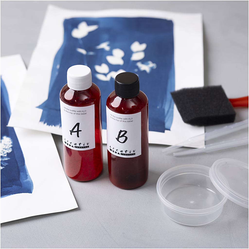 Cyanotype Tool Kit, Accessories, blue, 1 pack-boobam