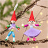 Mini Craft Kit Decoration, Christmas elves, assorted colours, 1 pack-boobam