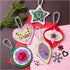 Mini Craft Kit Decoration, Felt Christmas decorations, assorted colours, 1 pack-boobam