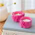Mini Craft Kit Modelling, Tealight holders, pink, 1 pack-boobam