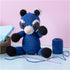 Craft Kit Amigurumi, Raccoon, black, blue, 1 pack-boobam