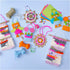 Group Craft Kit Weaving, Wall hangings, hangings, owls, mouse, assorted colours, 1...-boobam