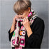 Craft Kit Crochet, Scarf, cream, warm colors, 1 pack-boobam