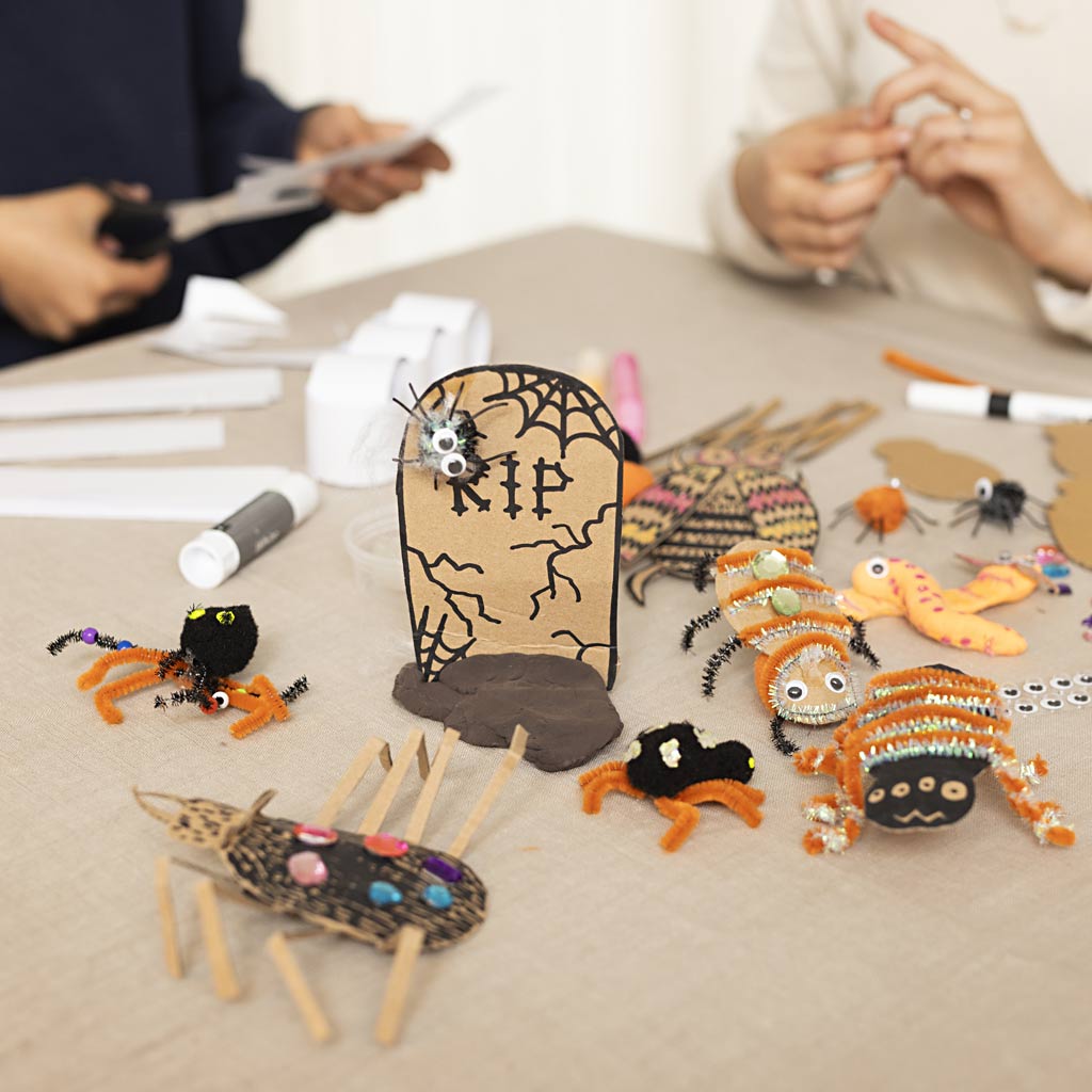 Group Craft Kit Halloween, Insects, 1 pack-boobam