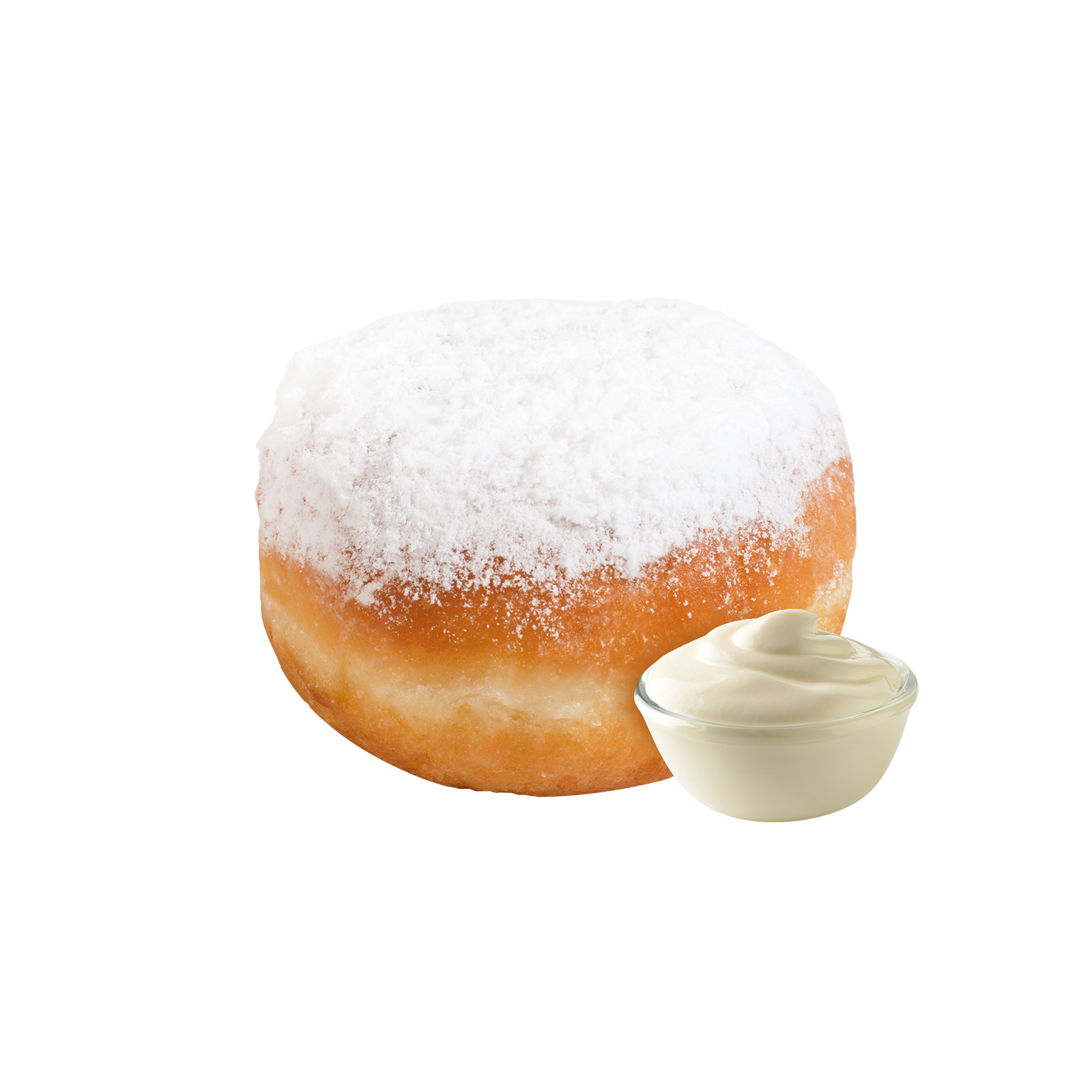 the beignet. κρέμα Βαυαρίας-boobam