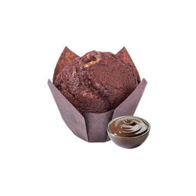 the muffins. praline hazelnut-boobam